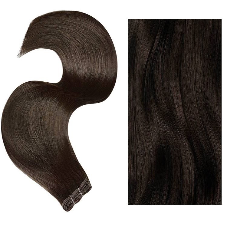 View Flat Weft Hair Extensions Gif